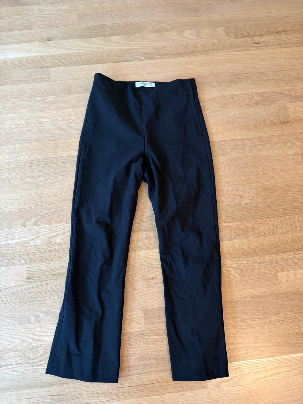 MM. Lafleur Black Straight-Leg Pants